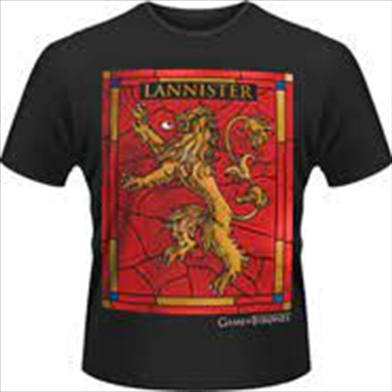 Game Of Thrones House Lannister Unisex Size Small Tshirt/Product Detail/Shirts