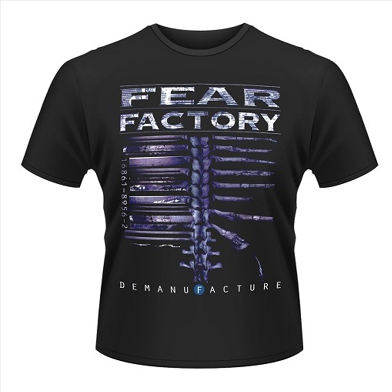 Fear Factory Demanfacture Front & Back Print Unisex Size Medium Tshirt/Product Detail/Shirts