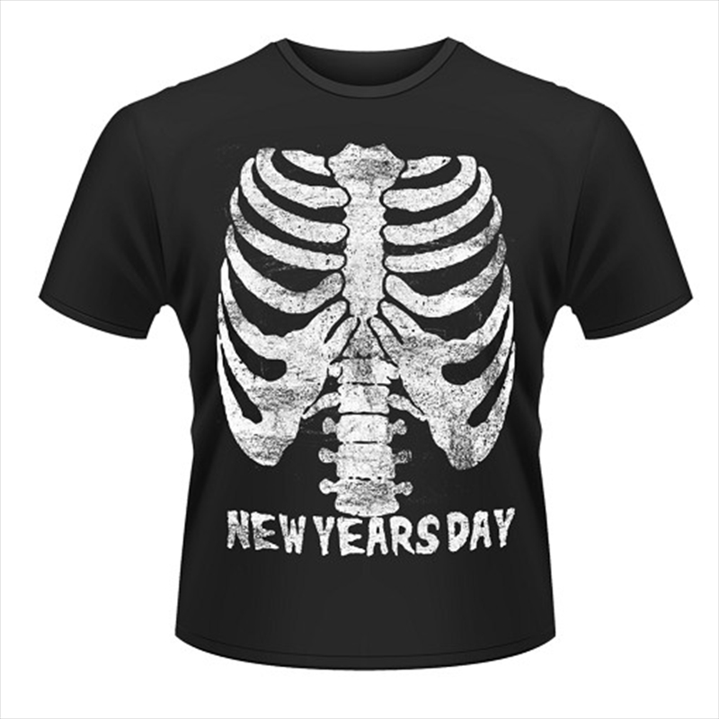 New Years Day Ribcage Unisex Size Medium Tshirt/Product Detail/Shirts