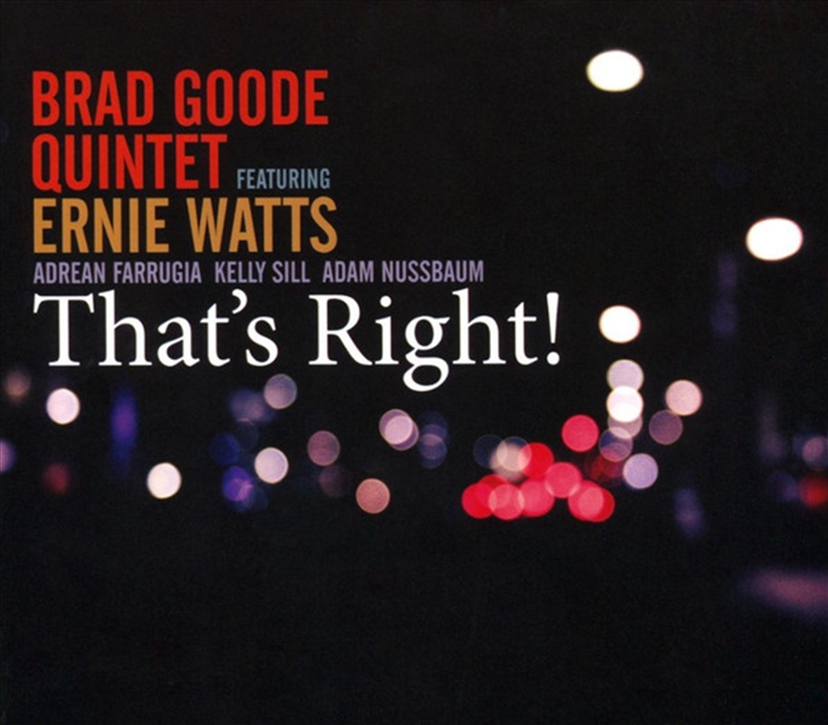 Thats Right/Product Detail/Jazz