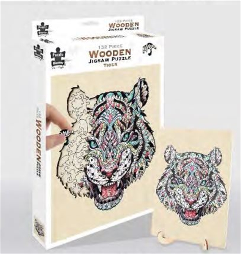 Tiger 132 Piece Wooden Puzzle | Merchandise