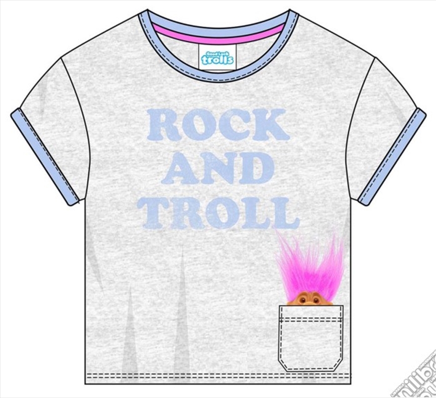 Trolls Troll Hair Roll Sleeve Size Womens 12 Shirt/Product Detail/Shirts