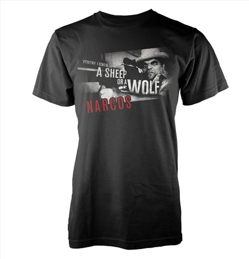 Narcos Sheep Or Wolf Size Medium Tshirt/Product Detail/Shirts