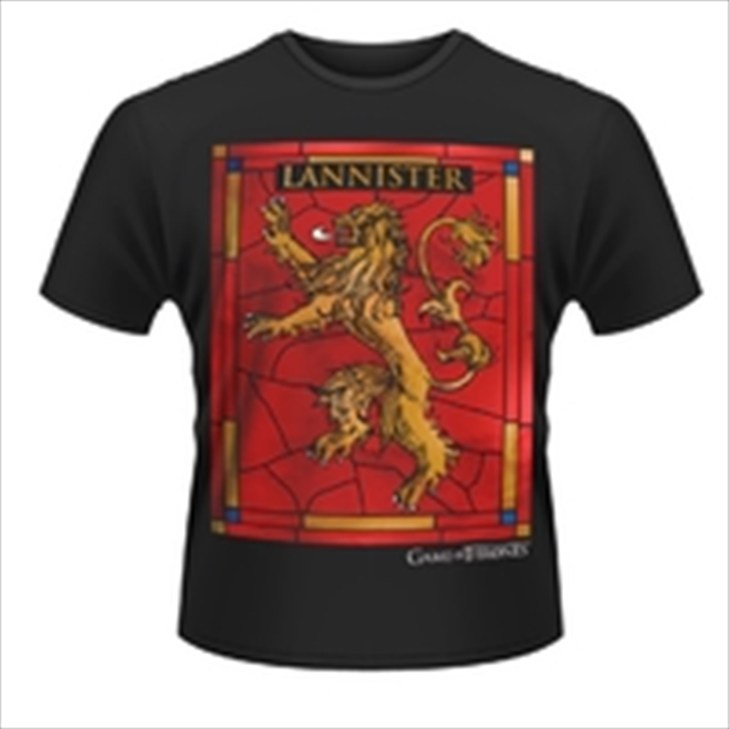 Game Of Thrones House Lannister Size L Tshirt/Product Detail/Shirts