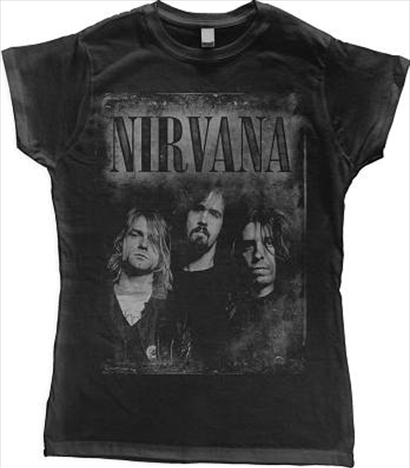 Nirvana Faded Faces Size Womens 12 Tshirt/Product Detail/Shirts