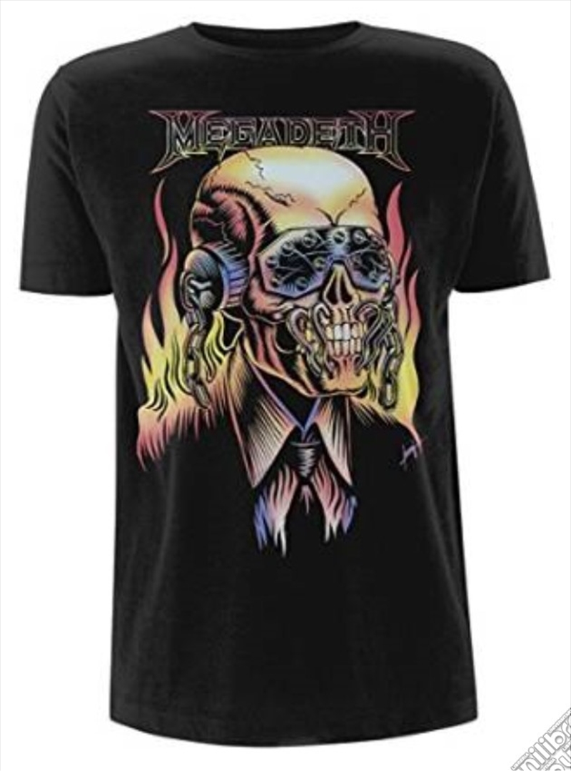 Megadeth Flaming Vic  XL Tshirt/Product Detail/Shirts