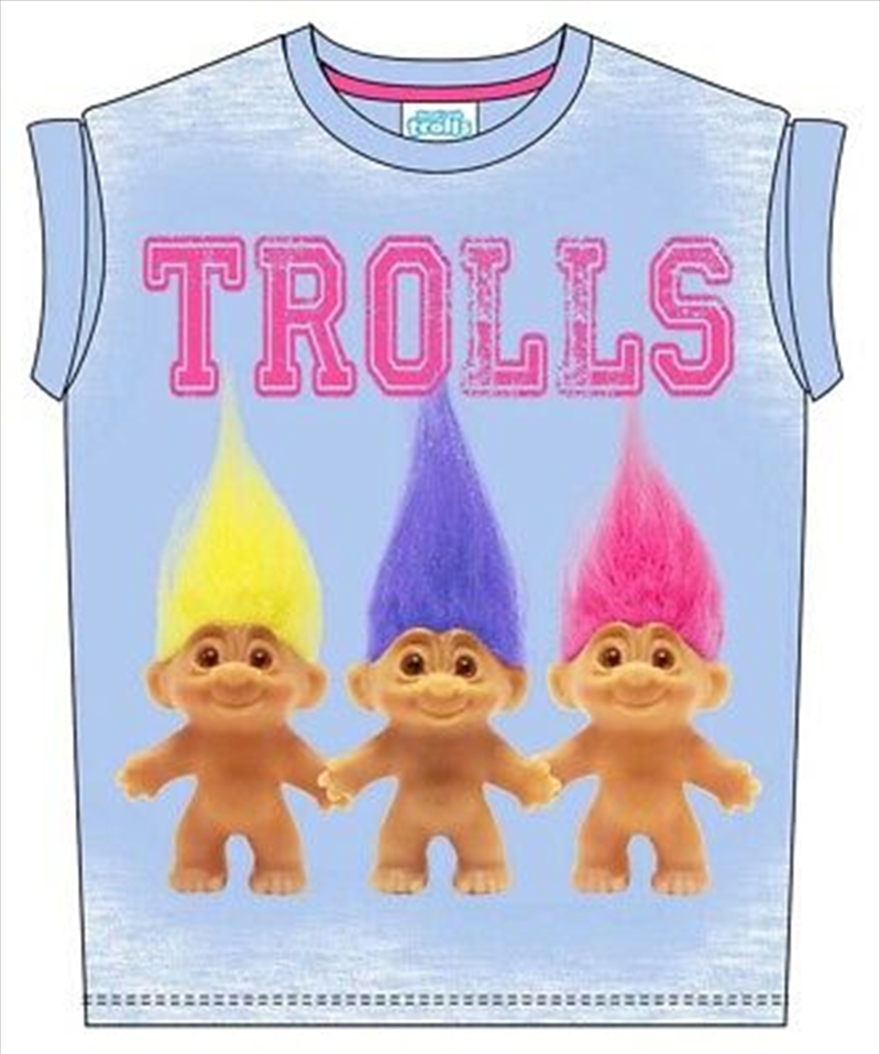 Trolls Varsity Troll Roll Sleeve Size Womens 12 Shirt/Product Detail/Shirts