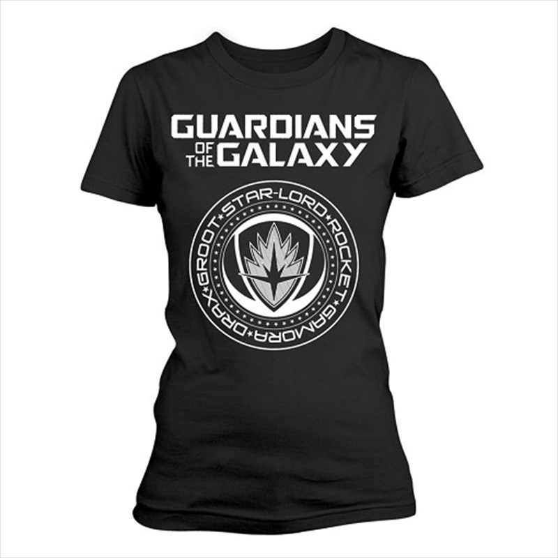 Guardians Of The Galaxy V2 Seal Size Womens 8 Tshirt/Product Detail/Shirts