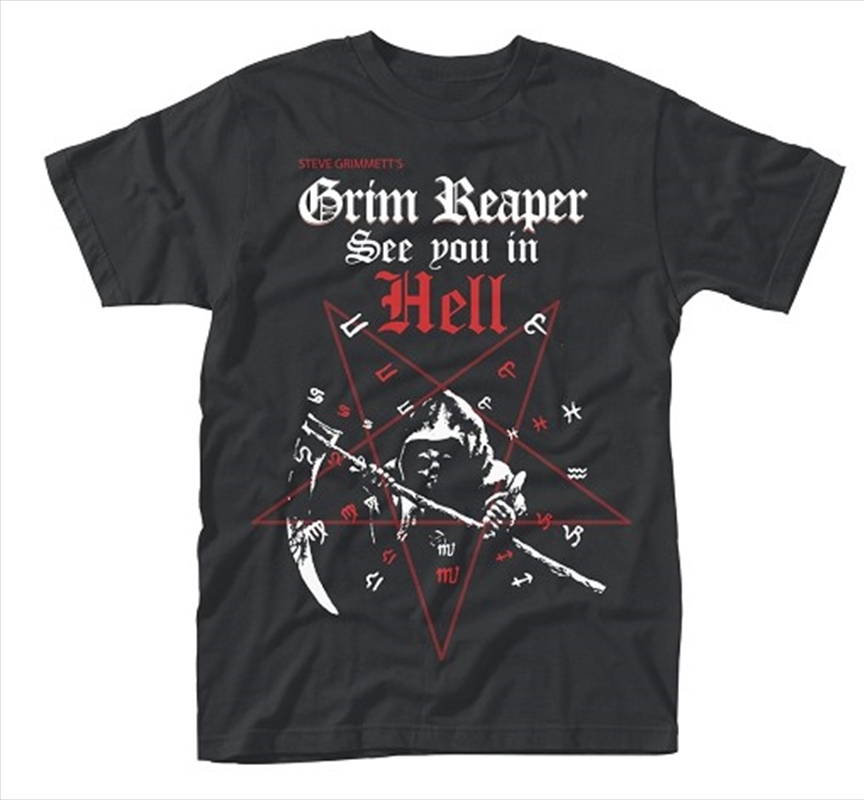 Grim Reaper See You In Hell  M Tshirt/Product Detail/Shirts