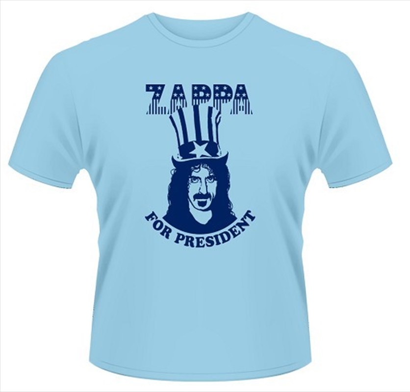 Frank Zappa And The Mothers Zappa For President Blue M Tshirt/Product Detail/Shirts