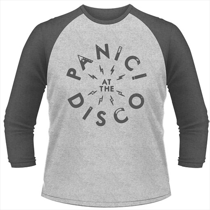Panic At The Disco Rotating Bolt Baseball Tee Size Large Tshirt/Product Detail/Shirts