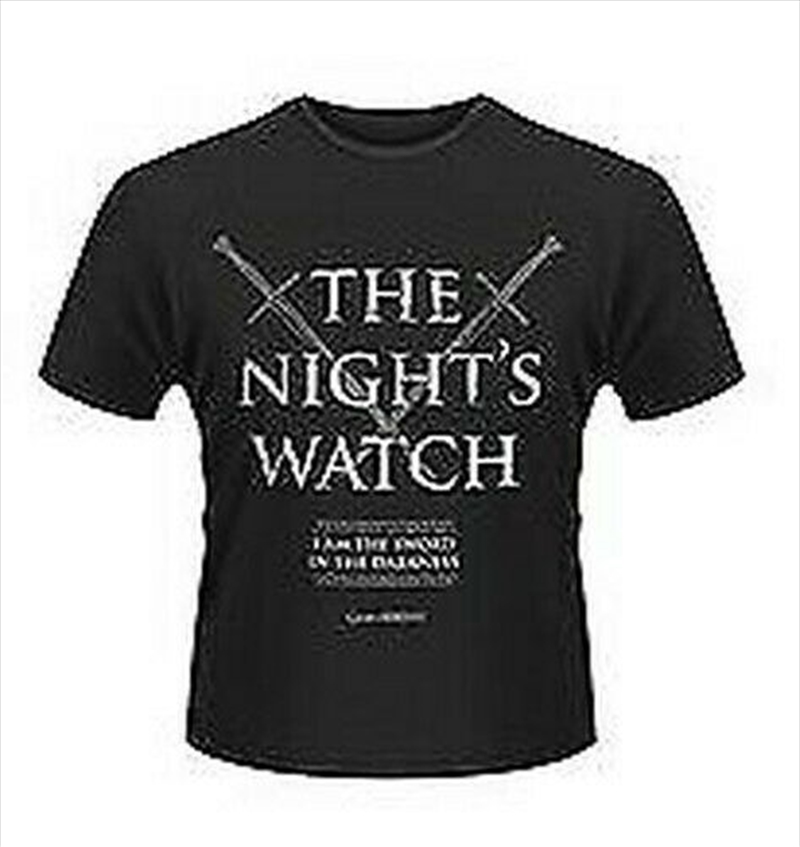 Game Of Thrones Nights Watch Size S Tshirt/Product Detail/Shirts