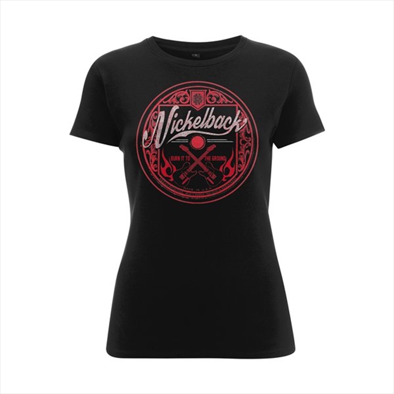 Nickelback Pink Logo Circle Size Womens 14 Tshirt/Product Detail/Shirts