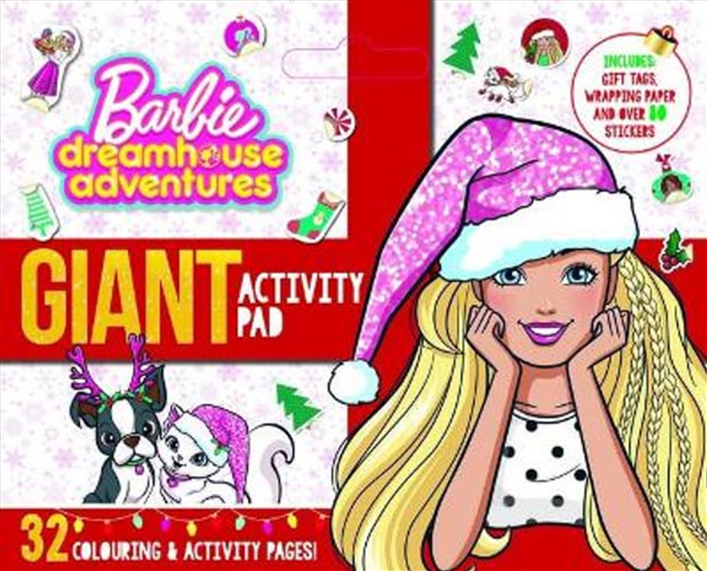 Barbie Dreamhouse Adventures Christmas Giant Activity Pad (Mattel)/Product Detail/Kids Activity Books