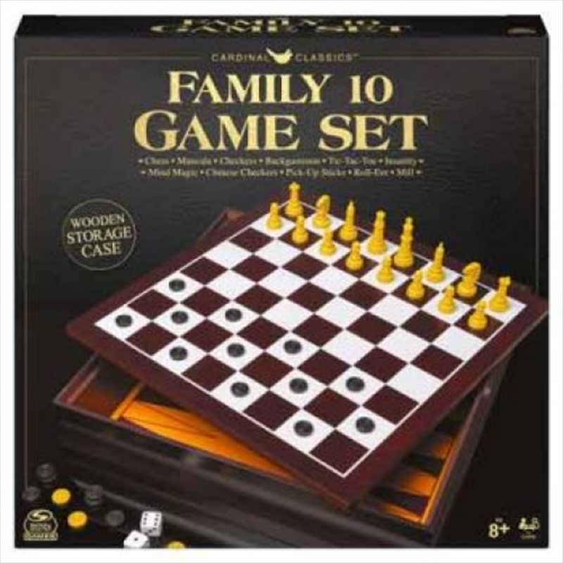 10 Game Set In Cabinet Board Game/Product Detail/Board Games
