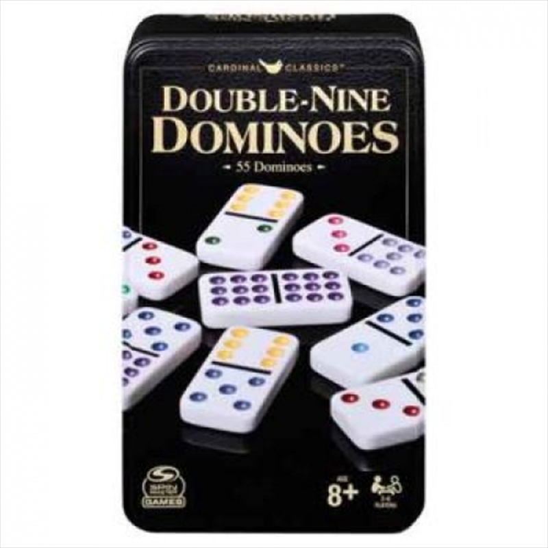 9 Coloured Dominoes In Tin/Product Detail/Table Top Games