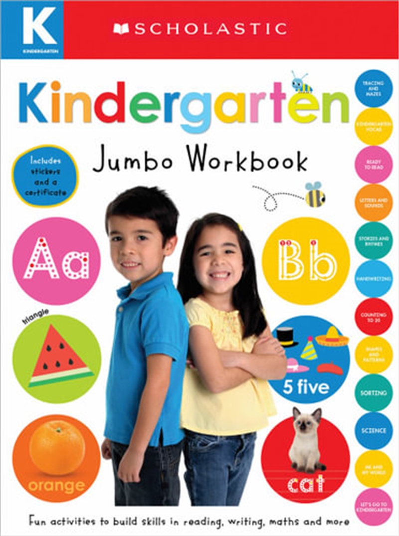 Kindergarten Jumbo Workbook Scholastic Early Learners/Product Detail/Kids Activity Books