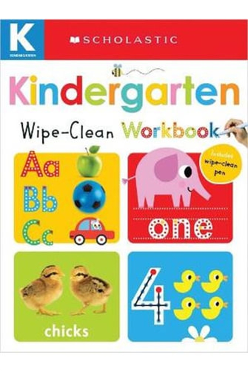 Kindergarten Wipe-Clean Workbook Scholastic Early Learners/Product Detail/Kids Activity Books