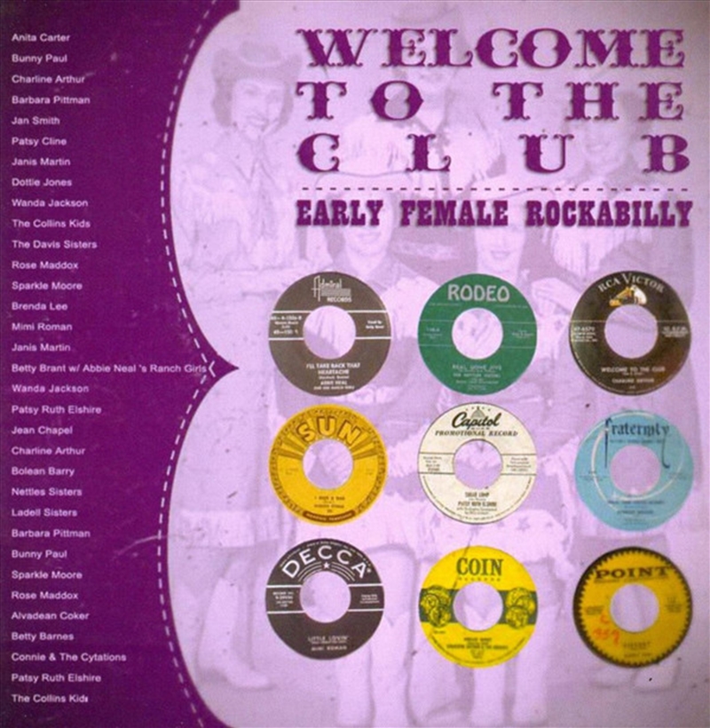Welcome To The Club: Early Female/Product Detail/Rock