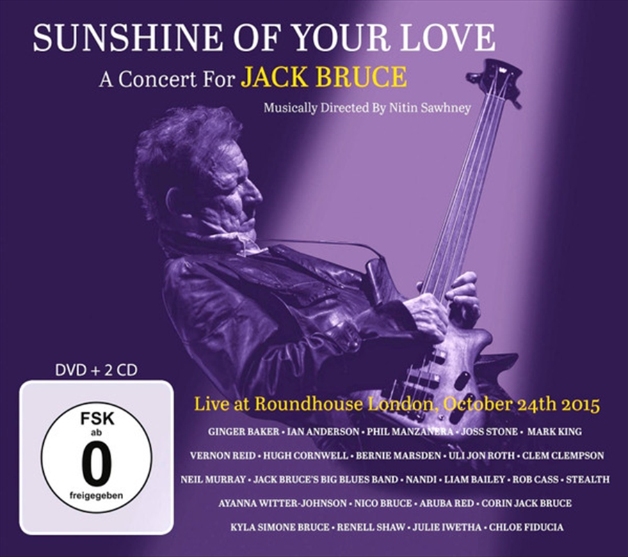 Sunshine Of Your Love: Concert For Jack Bruce/Product Detail/Rock