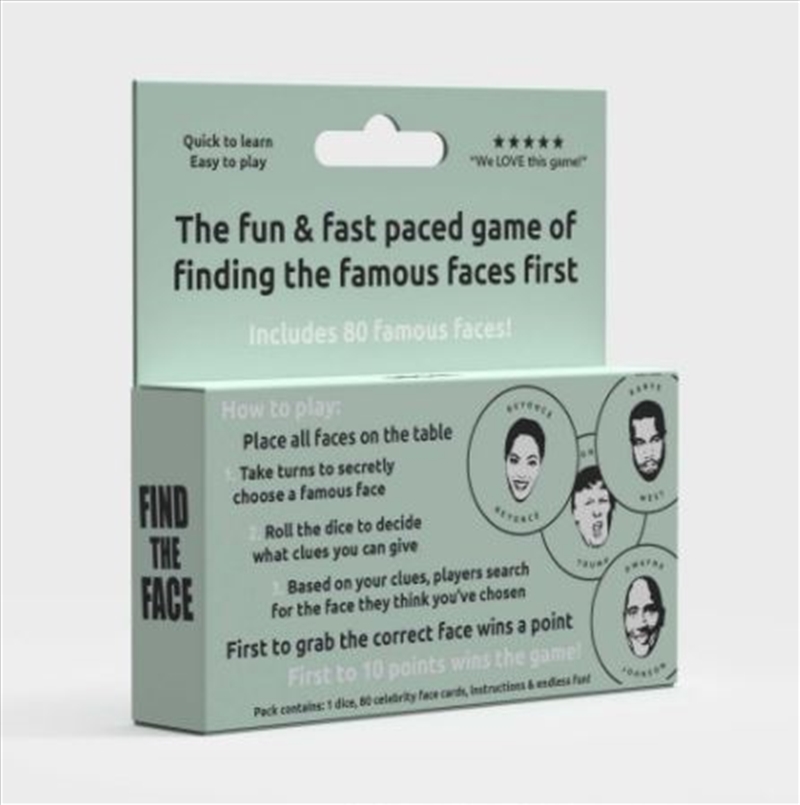 Find The Face Game/Product Detail/Card Games