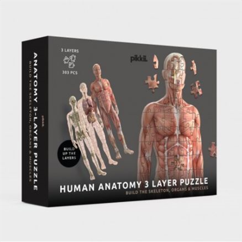 Human Anatomy 3 Layer Puzzle/Product Detail/Education and Kids