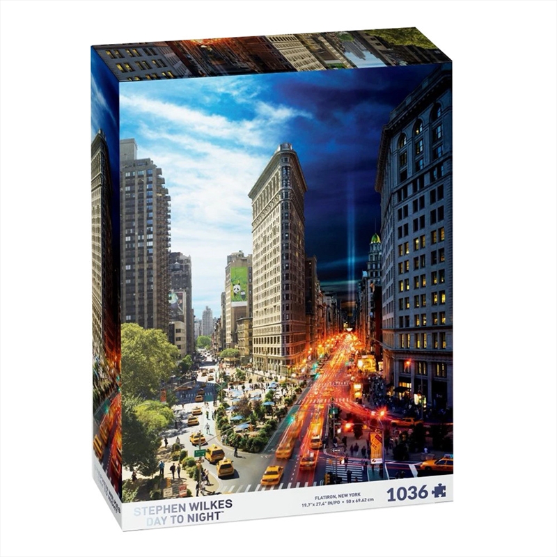 Flatiron, New York, Day to Night 1036 Piece Jigsaw Puzzle/Product Detail/Destination