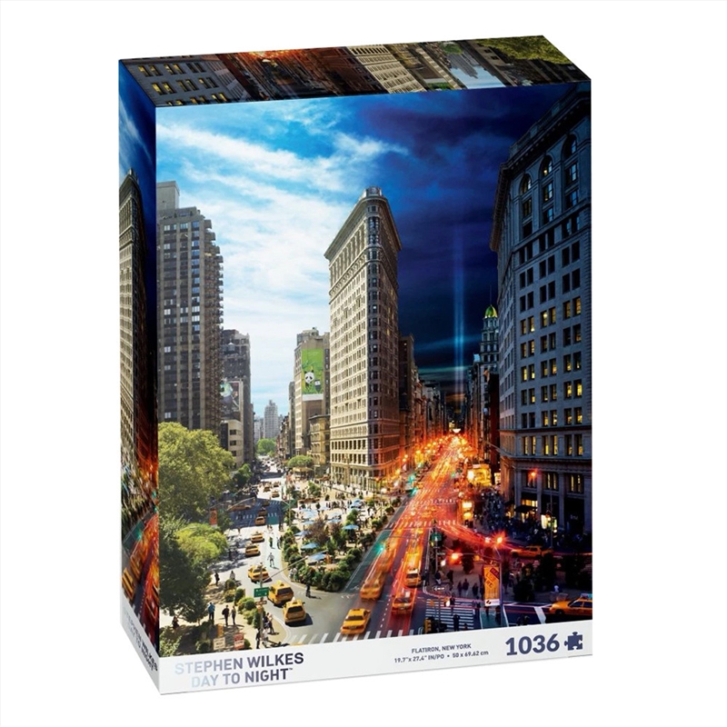 Flatiron, New York, Day to Night 1036 Piece Jigsaw Puzzle/Product Detail/Destination