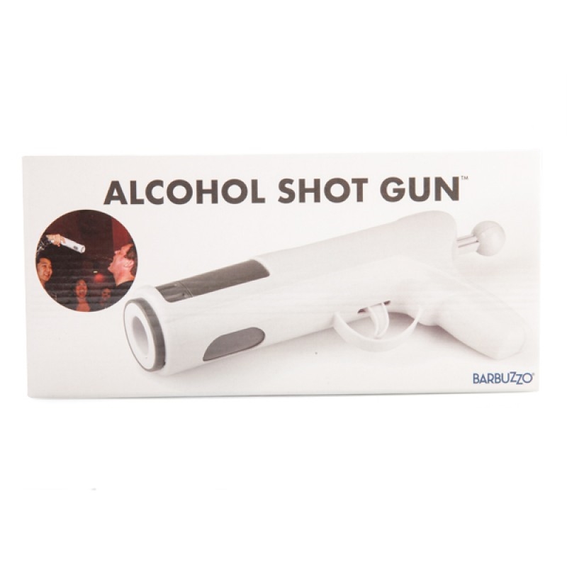 Alcohol Shot Gun - White/Product Detail/Flasks & Shot Glasses