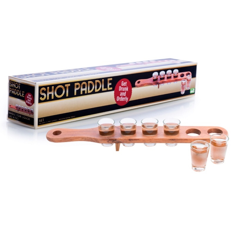 Shot Paddle Serving Set/Product Detail/Flasks & Shot Glasses