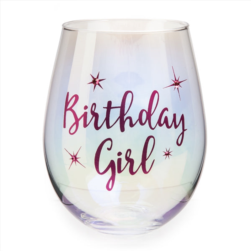 Birthday Girl Irid Wine Glass/Product Detail/Wine