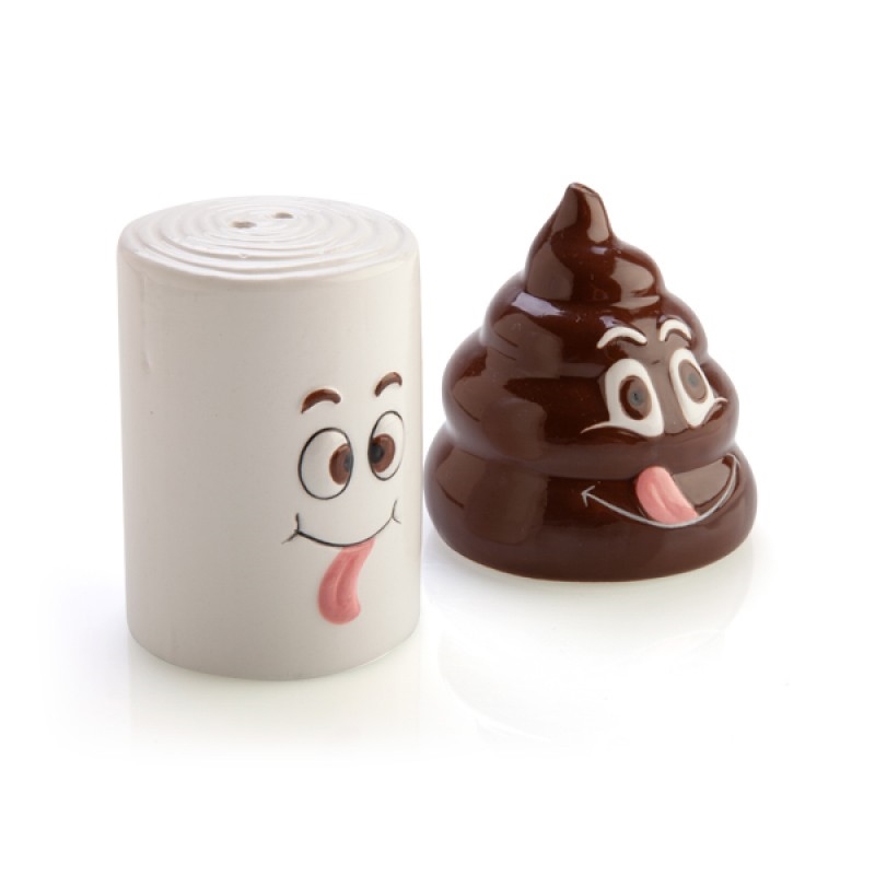 Poo Toilet Paper Salt Pepper Set | Homewares