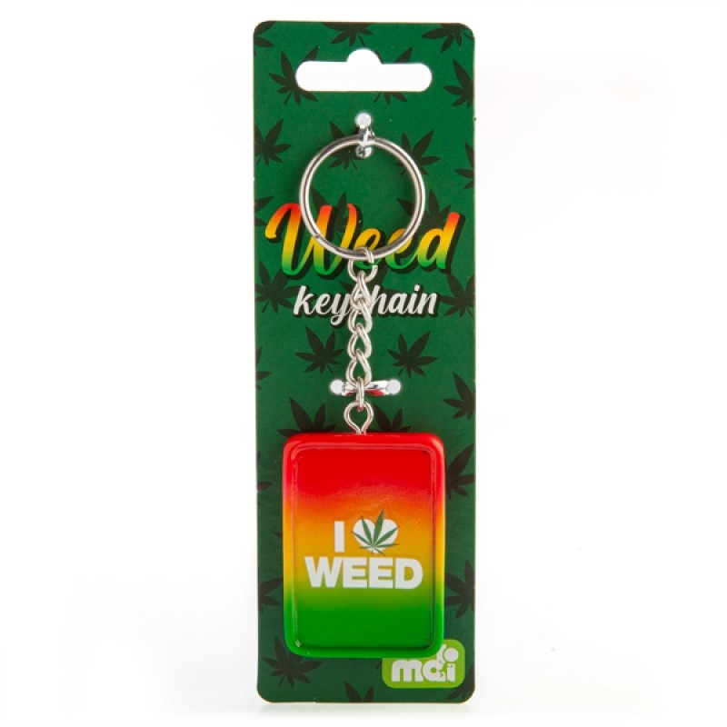 I Love Weed Keychain/Product Detail/Keyrings