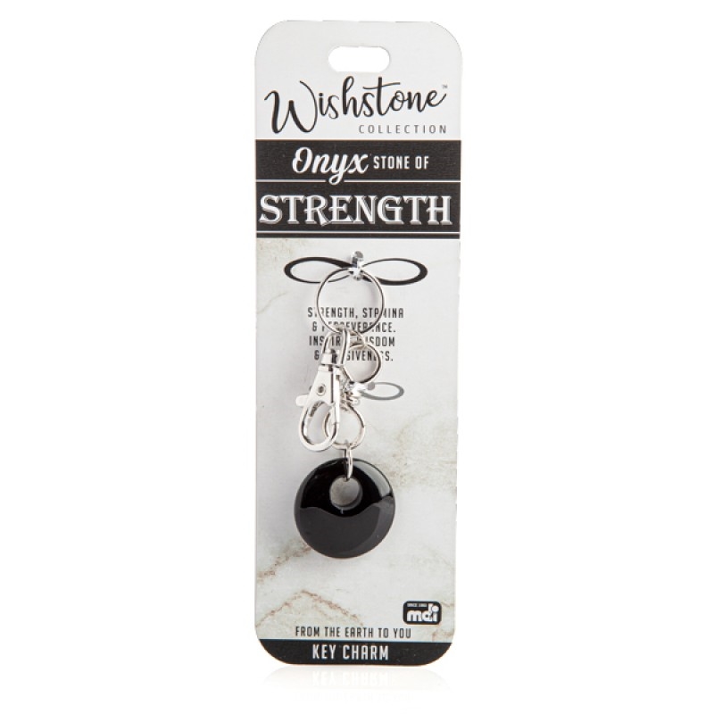 Wishstone Collection Onyx Key Charm/Product Detail/Keyrings