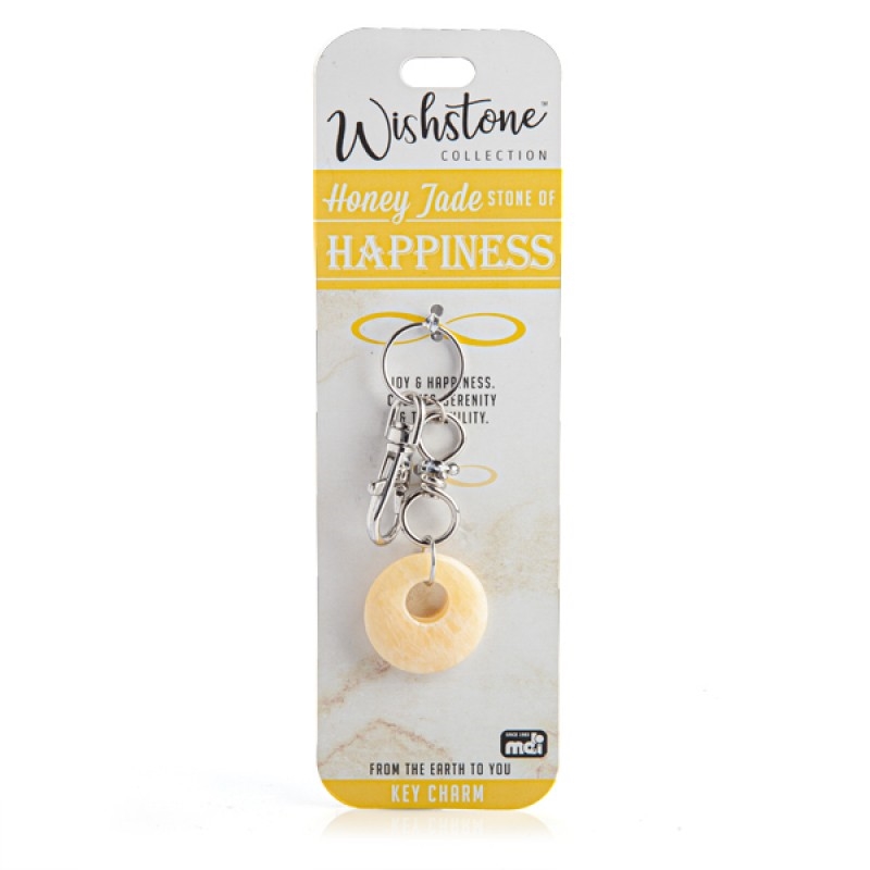 Wishstone Collection Honey Jade Key Charm/Product Detail/Keyrings