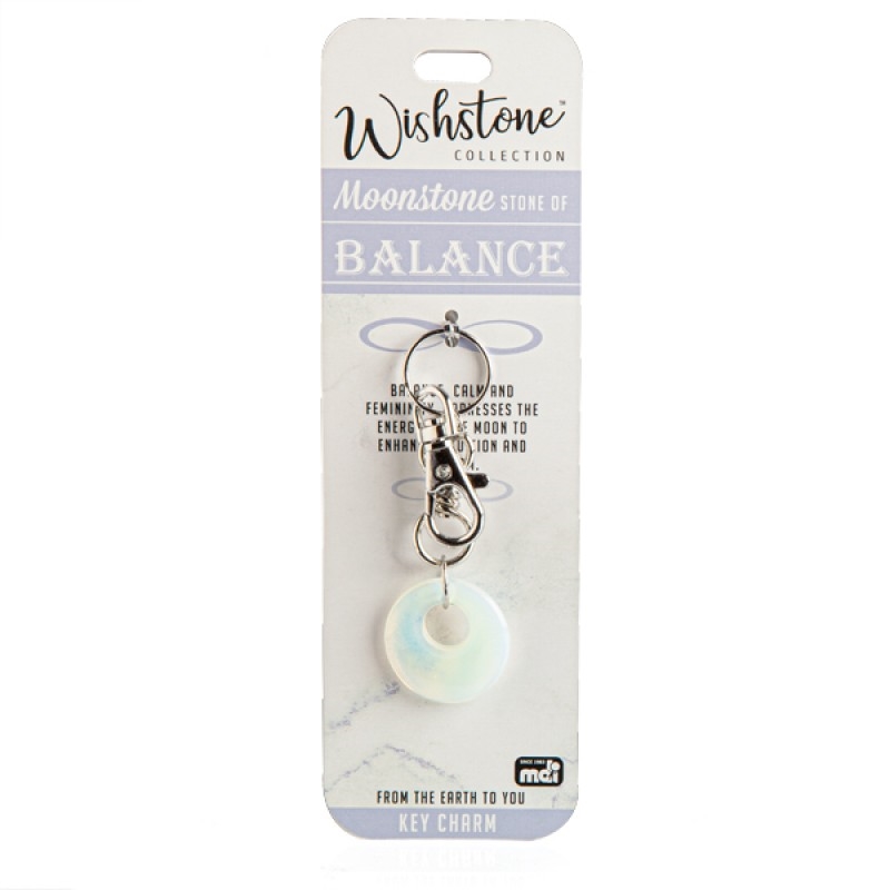 Wishstone Collection Moonstone Key Charm/Product Detail/Keyrings