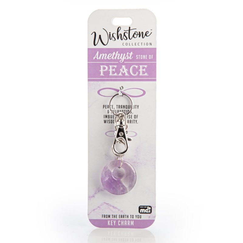 Wishstone Collection Amethyst Key Charm/Product Detail/Keyrings