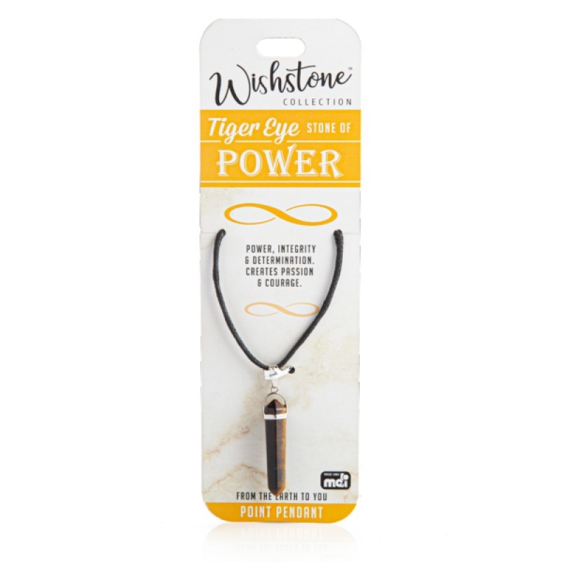 Wishstone Collection Tiger Eye Point Pendant/Product Detail/Jewellery