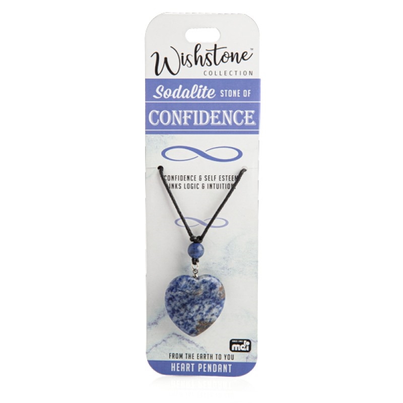 Wishstone Collection Sodalite Heart Pendant/Product Detail/Jewellery