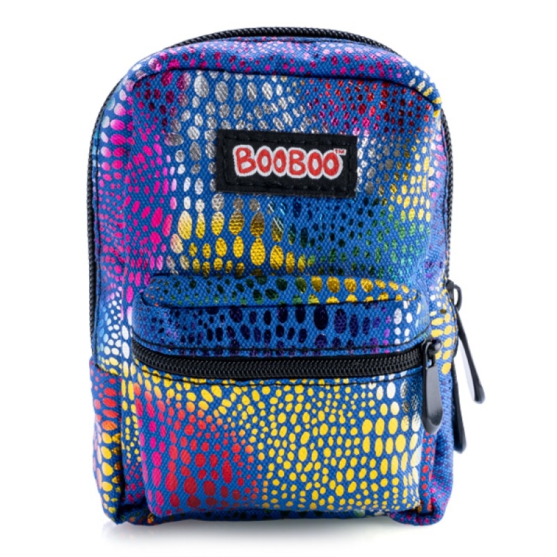 Blue Rainbow Foil BooBoo Backpack Mini/Product Detail/Bags