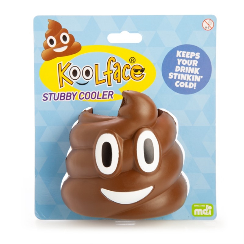 Koolface Smiling Poo Stubby Cooler/Product Detail/Coolers & Accessories
