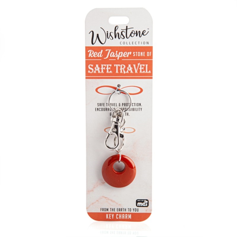Wishstone Collection Red Jasper Key Charm/Product Detail/Keyrings
