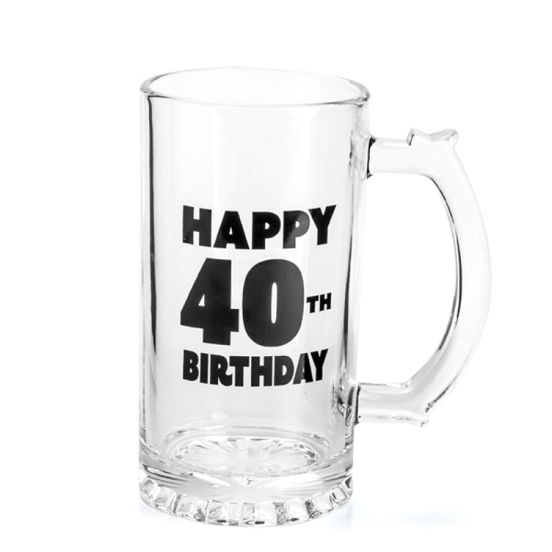Happy 40th Birthday Beer Stein/Product Detail/Beer