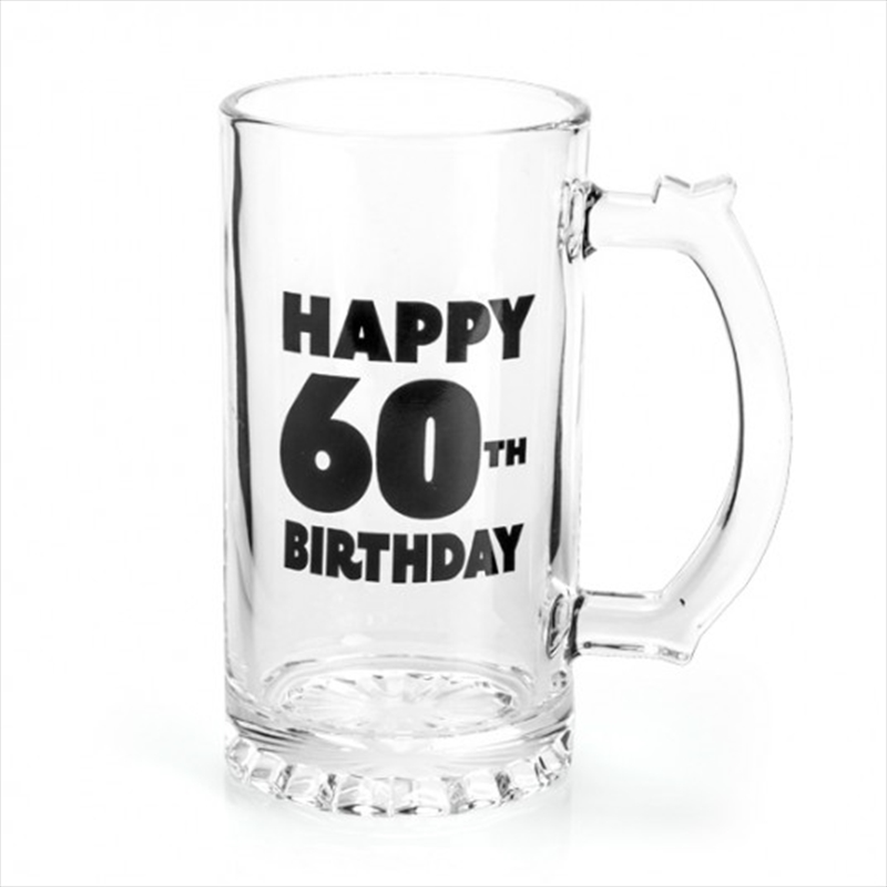 Happy 60th Birthday Beer Stein/Product Detail/Beer