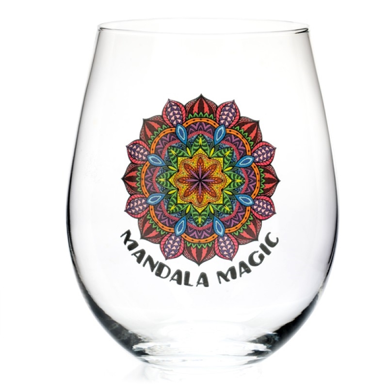 Mandala Tallulah Wellness Stemless Glass/Product Detail/Glasses, Tumblers & Cups