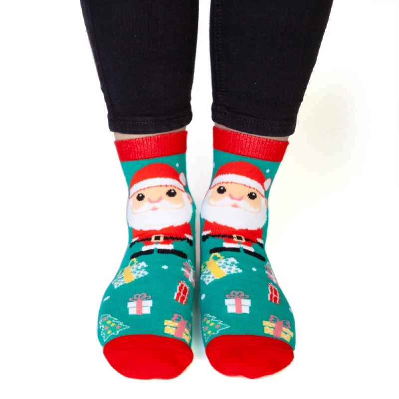 Christmas Santa Feet Speak Socks/Product Detail/Socks
