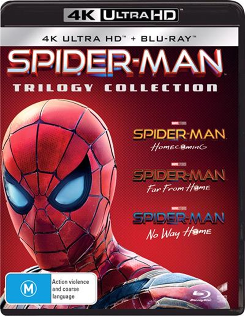 Spider-Man - Far From Home / Homecoming / No Way Home  Blu-ray + UHD - 3 Movie Franchise Pack/Product Detail/Action