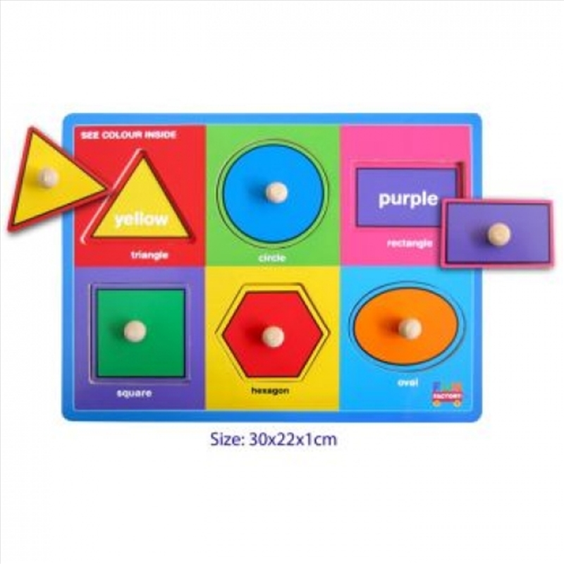 Puzzle With Knobs - Shapes/Product Detail/Education and Kids