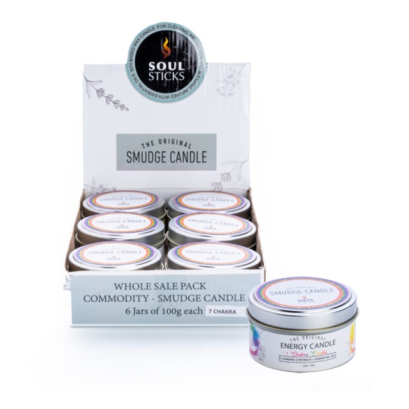 Soul Sticks 7 Chakra Smudge Candle (SENT AT RANDOM)/Product Detail/Candles