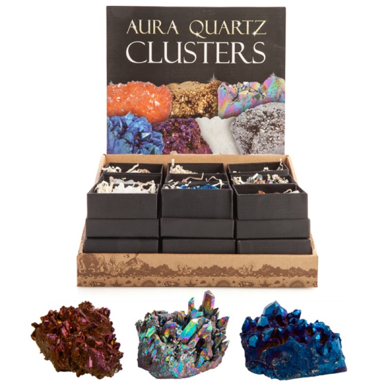 Aura Quartz Cluster (SENT AT RANDOM)/Product Detail/Gems